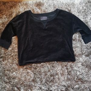 Victoria's Secret velour crop top